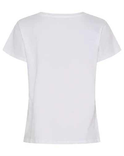 Marta Du Chateau - MDCHerdis T-shirt - White/Baby